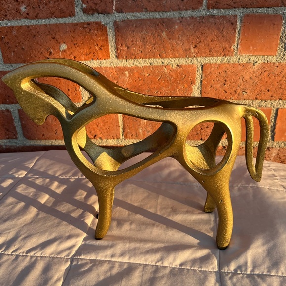 Abstract Metal Horse Statue Figurine - Picture 3 of 16